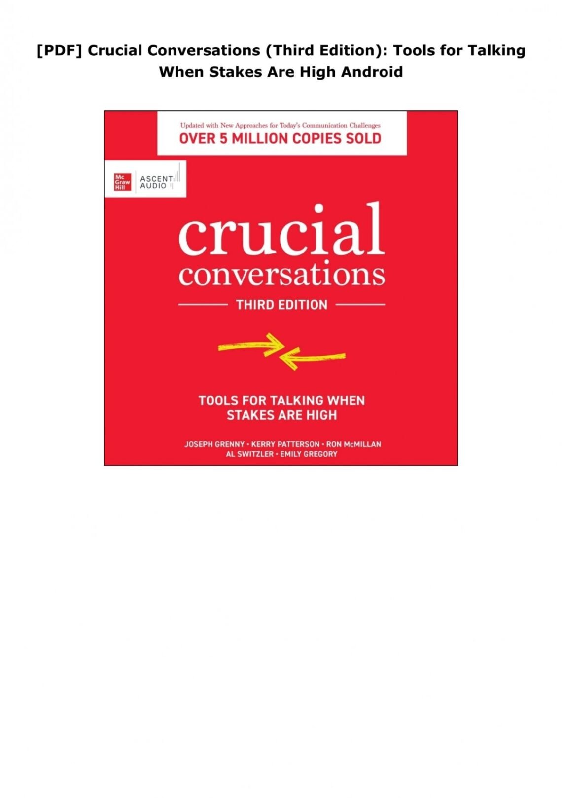 crucial conversations pdf